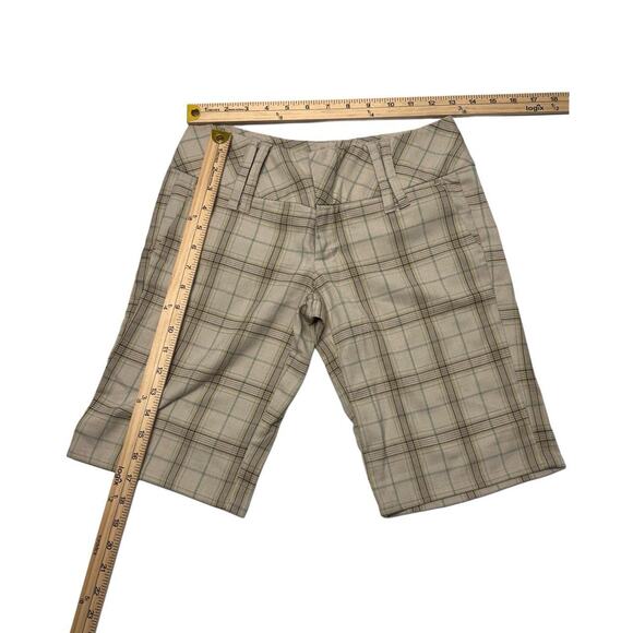 Space Girlz Size 1 Vintage Plaid Low Rise Shorts - Picture 3 of 4